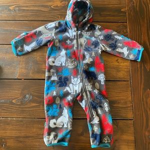 Columbia fleece bunting 6-12 months
